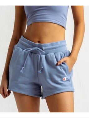 Champion Reverse Weave Shorts In Periwinkle Blue Size XL